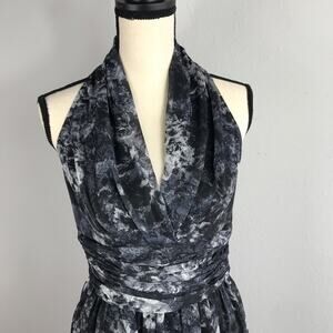 Marc New York Dress Floral abstract Sleeveless Mini  B/W Size 6